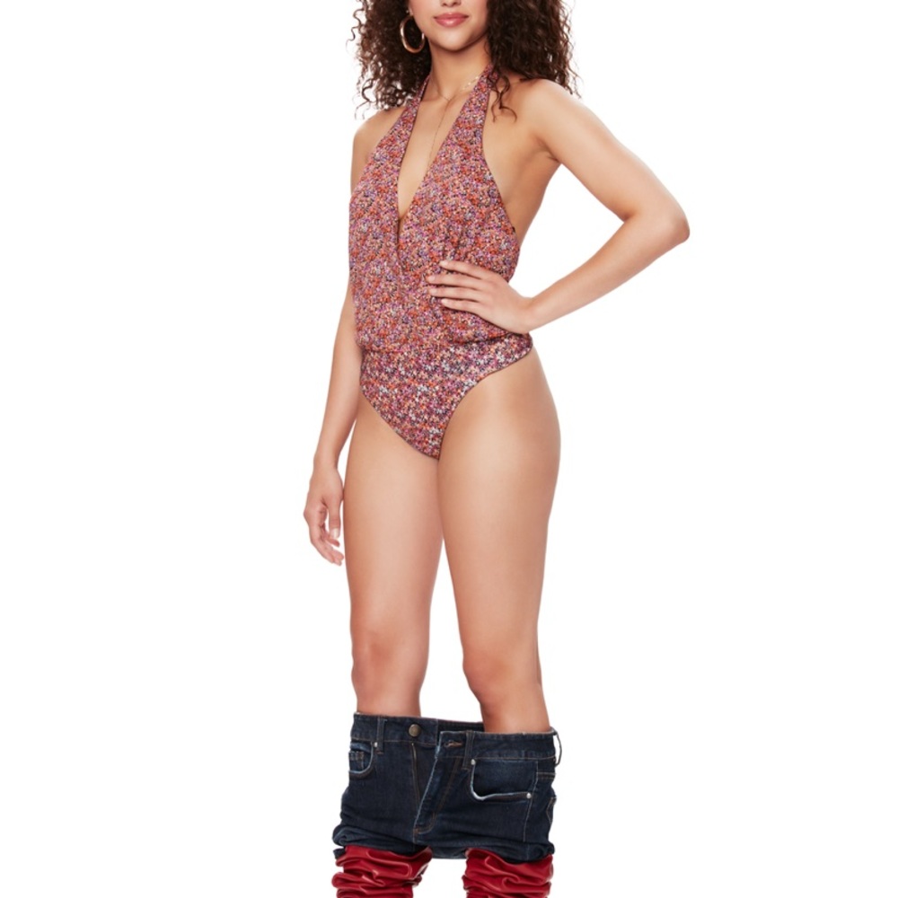AFRM floral bodysuit